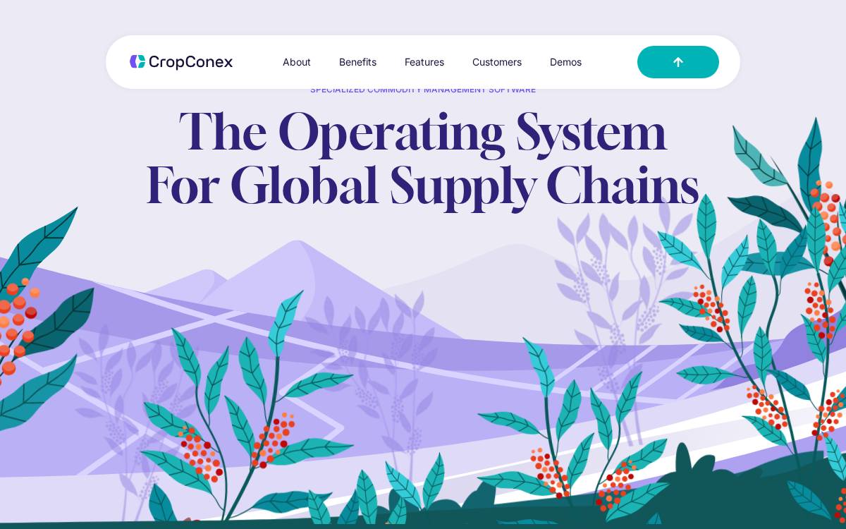 CropConex website preview