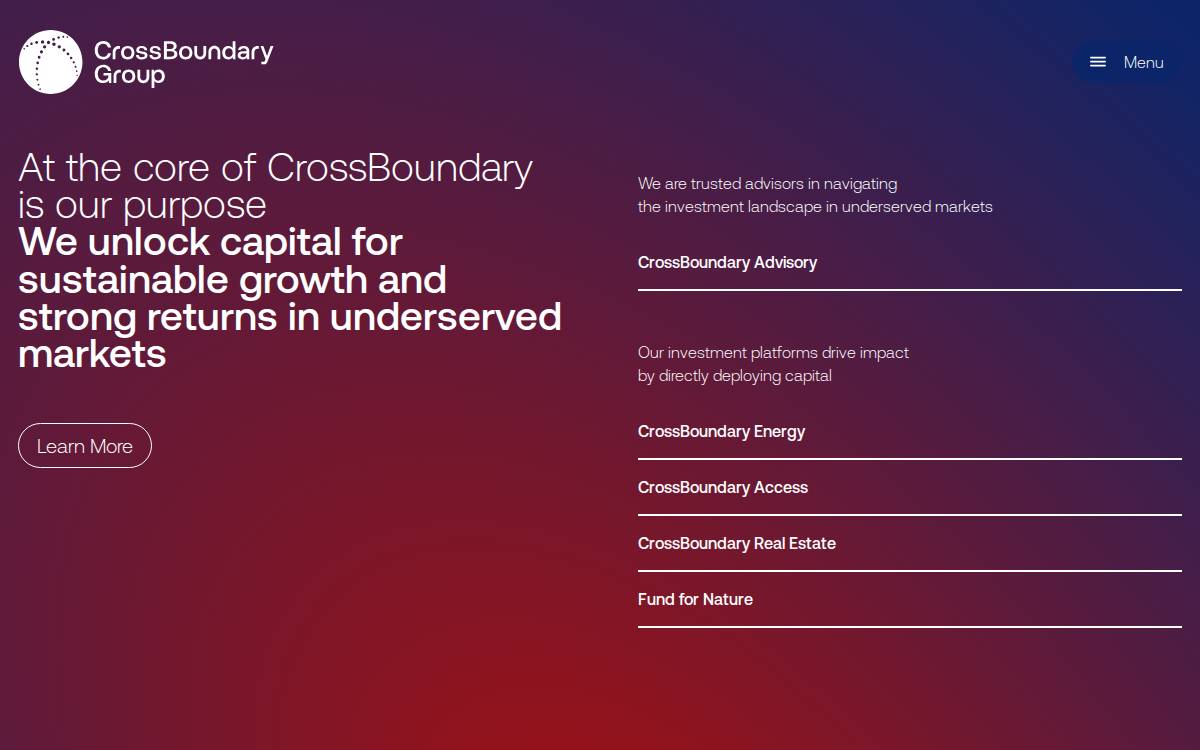 CrossBoundary Group website preview