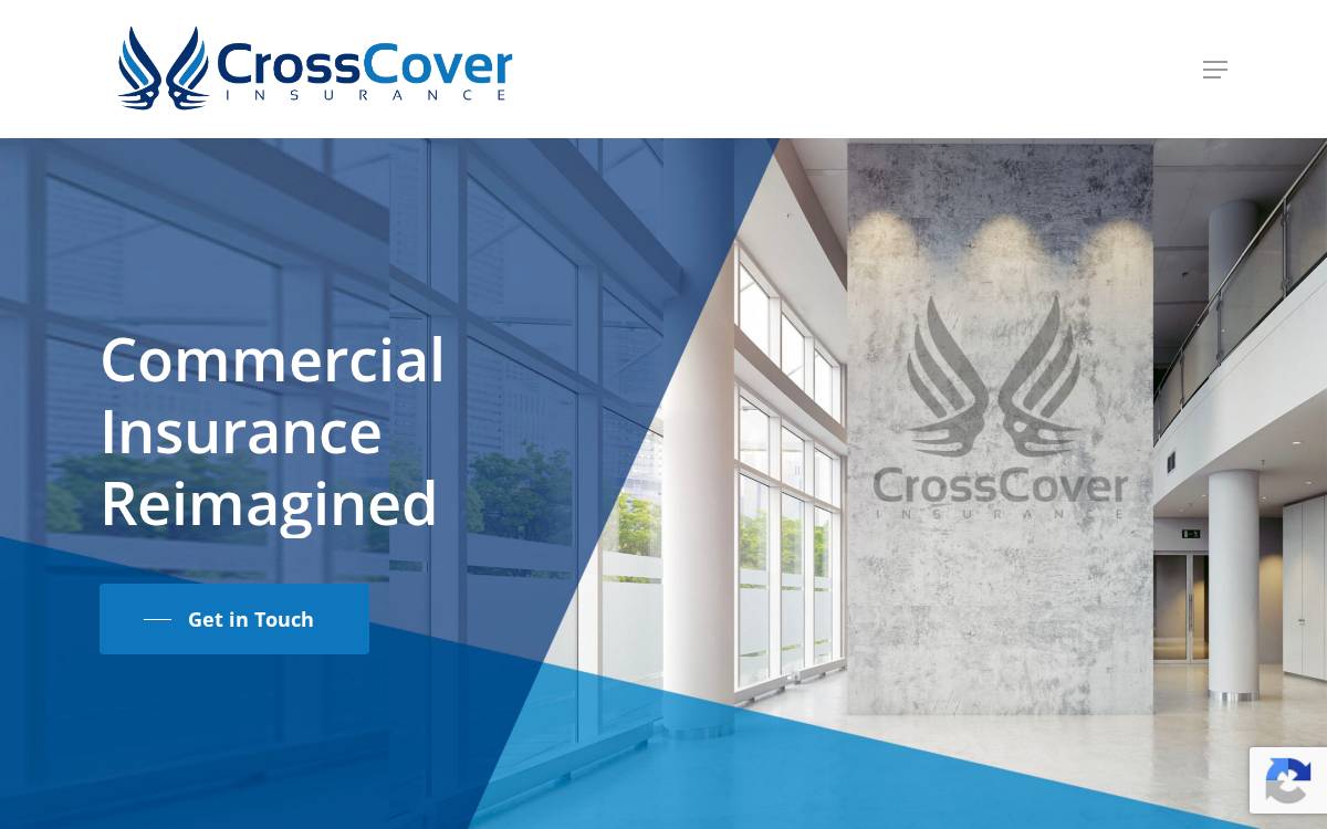 CrossCover Insurance website preview
