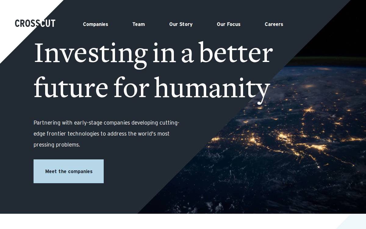 Crosscut Ventures website preview