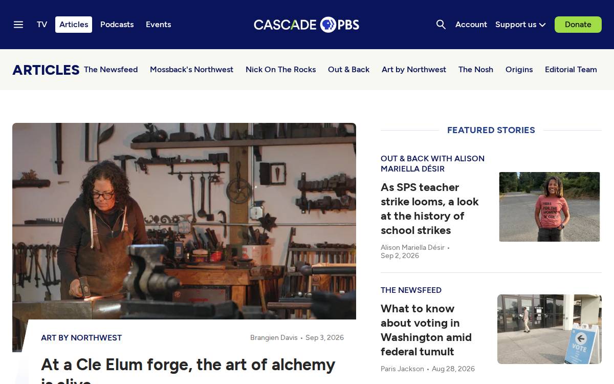 Crosscut website preview