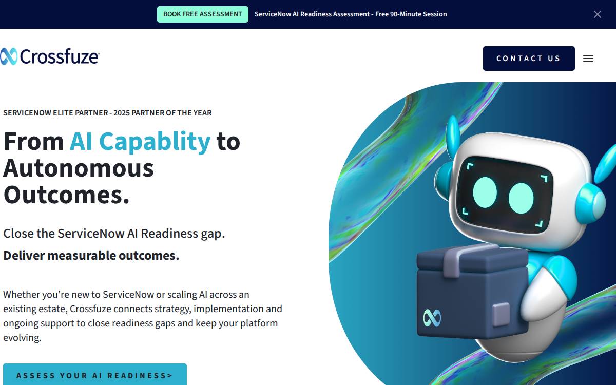 Crossfuze website preview