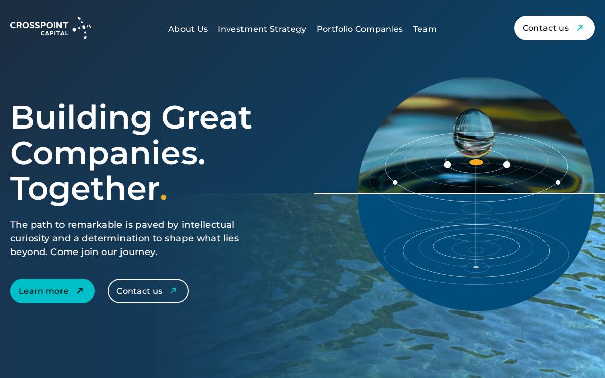 Crosspoint Venture Partners website preview