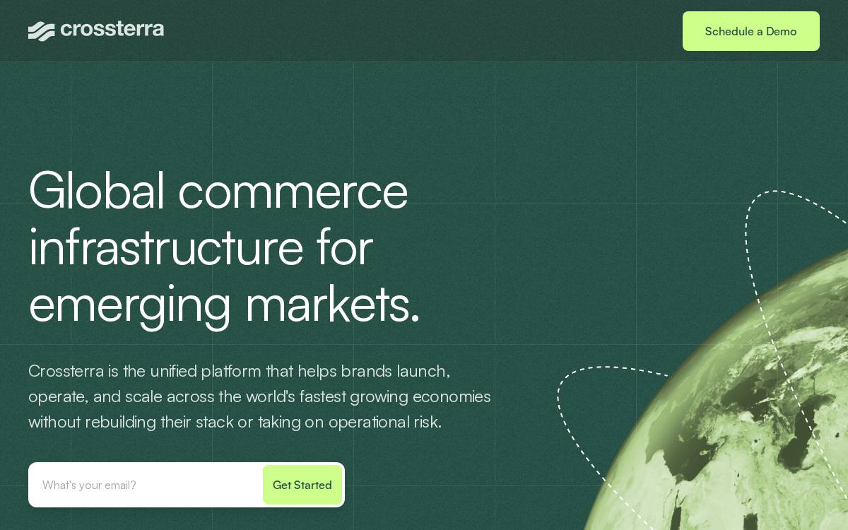 Crossterra website preview