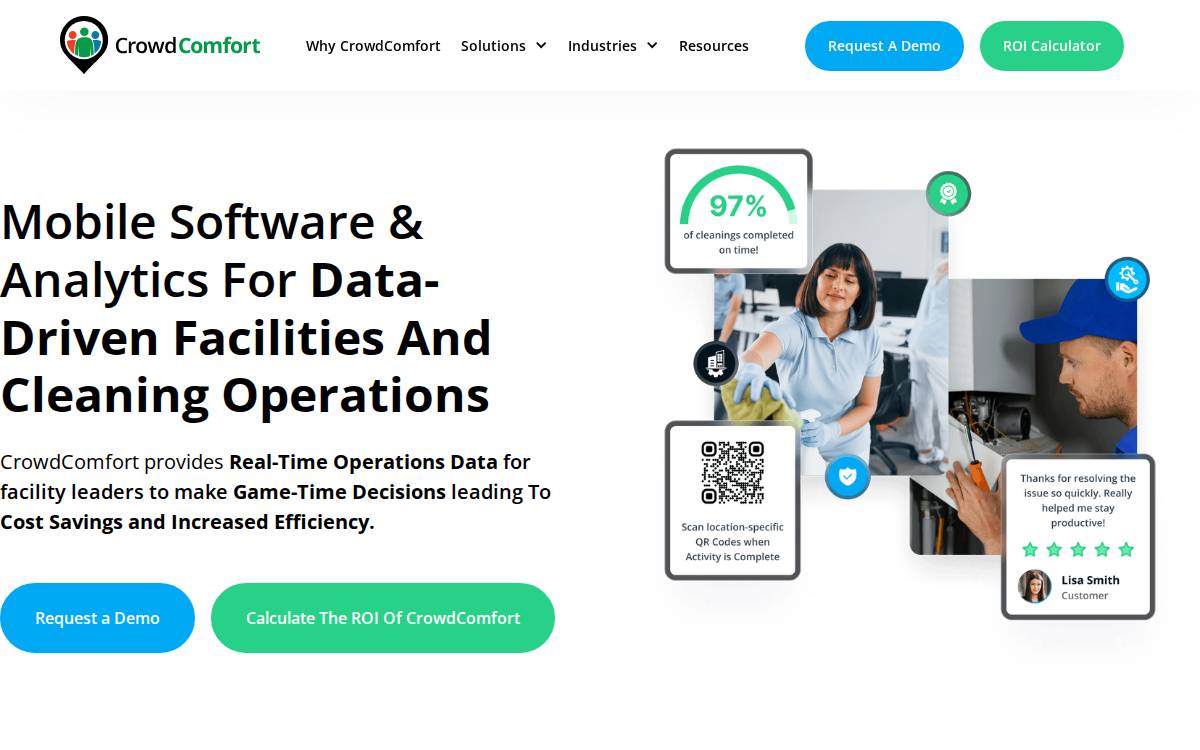 CrowdComfort website preview
