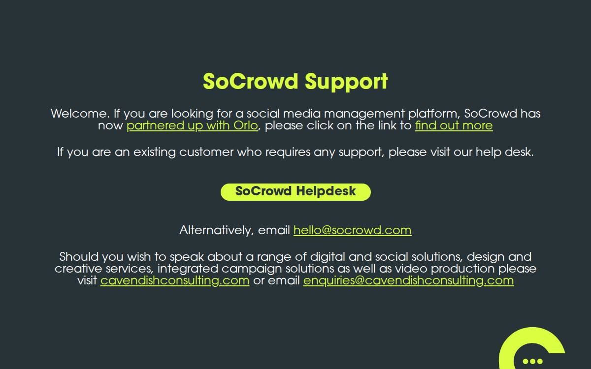 Crowdcontrolhq website preview