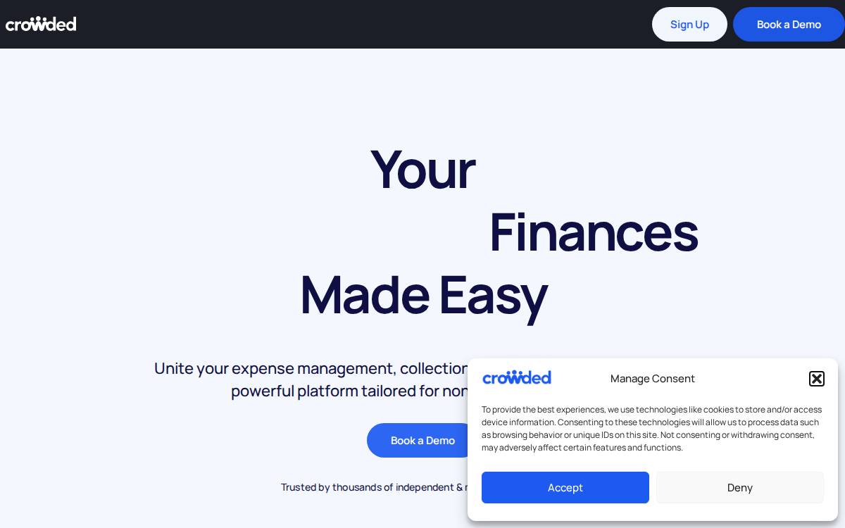 Crowded website preview