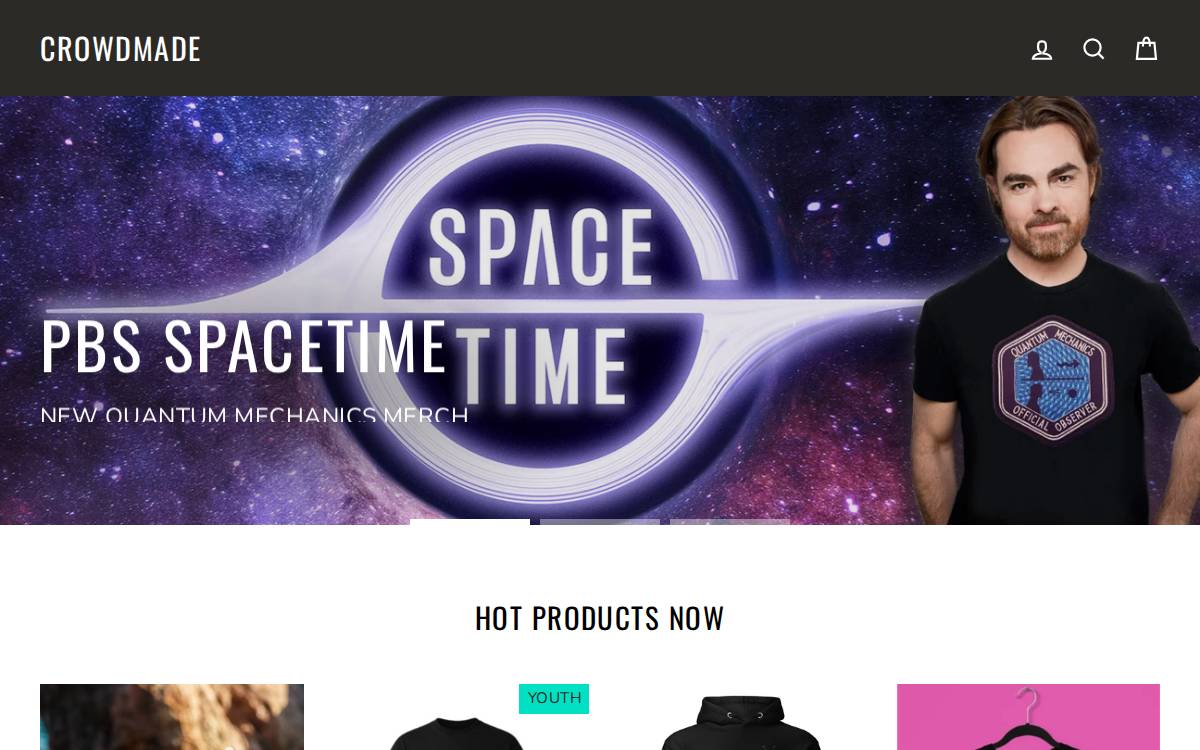 Crowdmade website preview