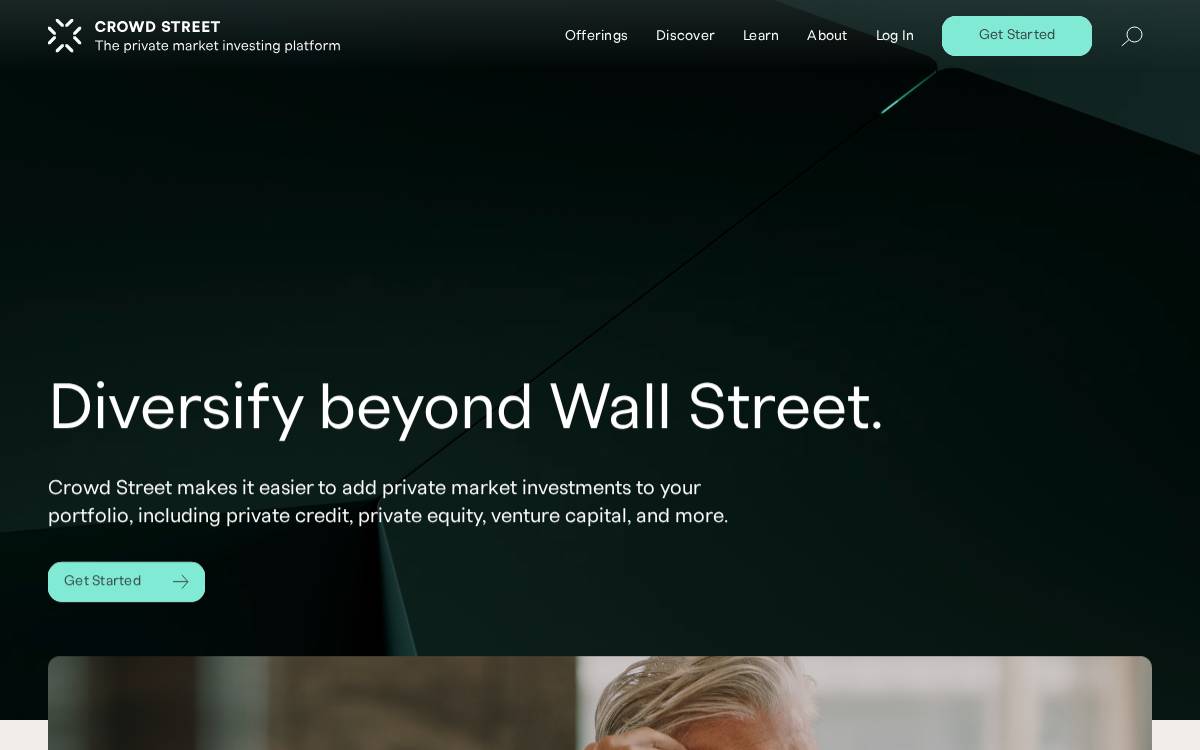 Crowd Street website preview