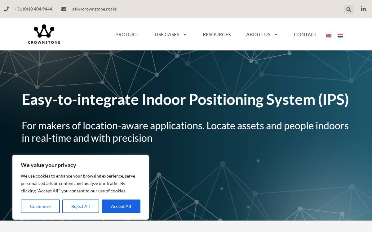 Crownstone website preview