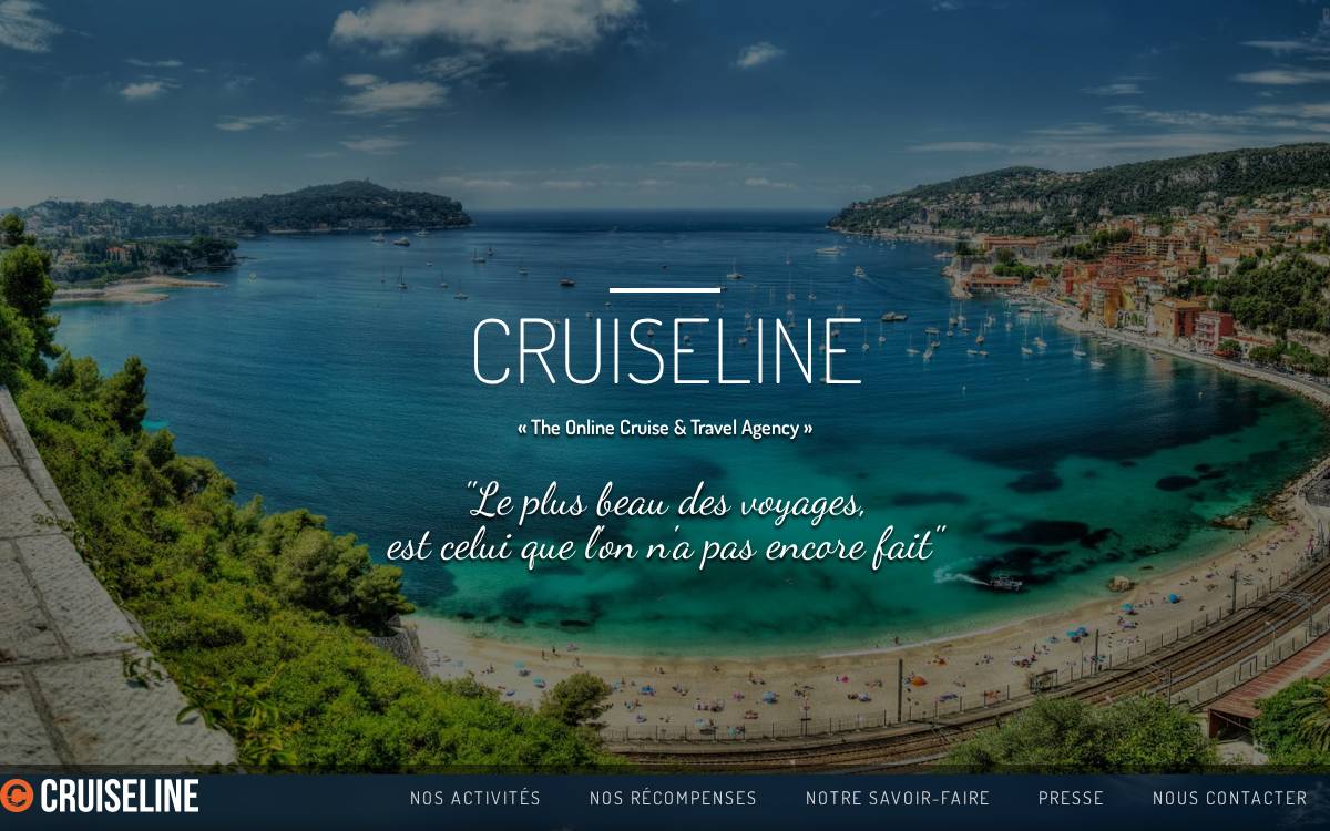 Cruiseline website preview