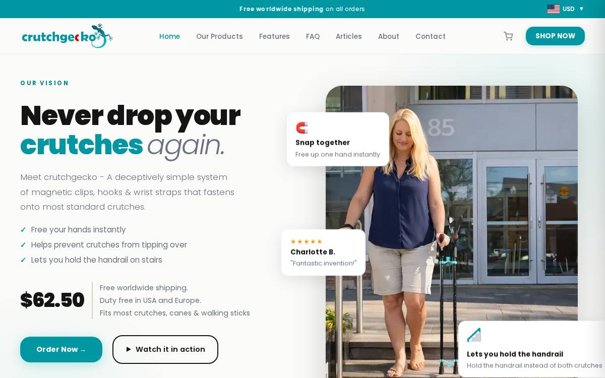 Crutchgecko Website website preview