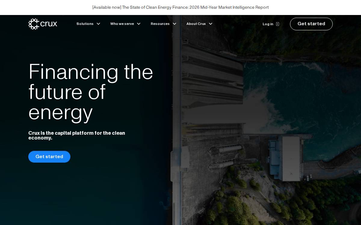 Crux website preview