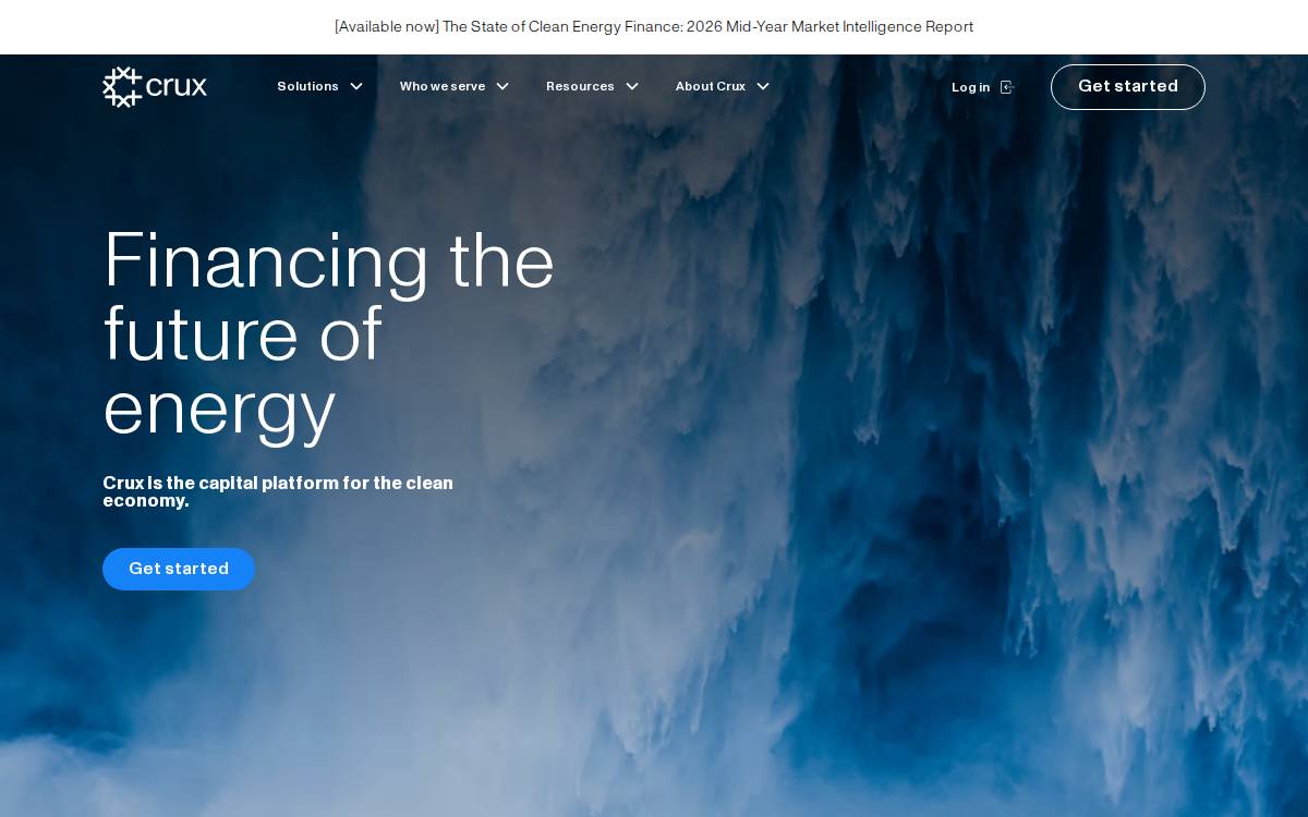 Crux website preview