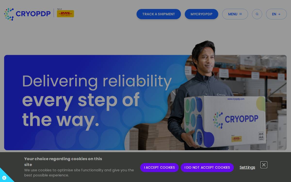 CRYOPDP website preview