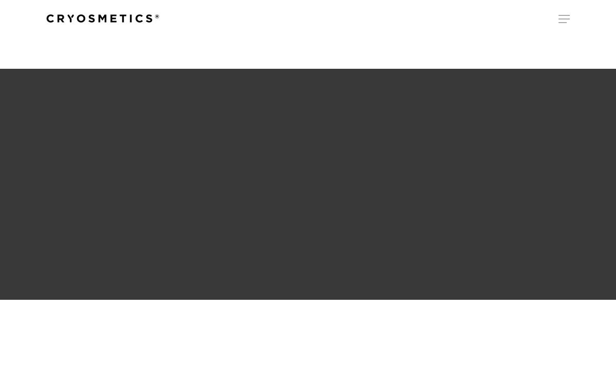 Cryosmetics website preview