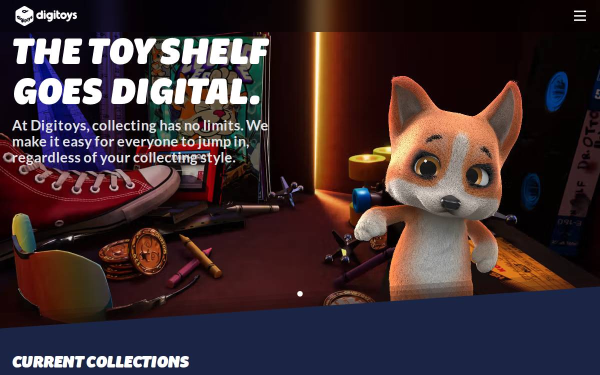 Cryptoys website preview