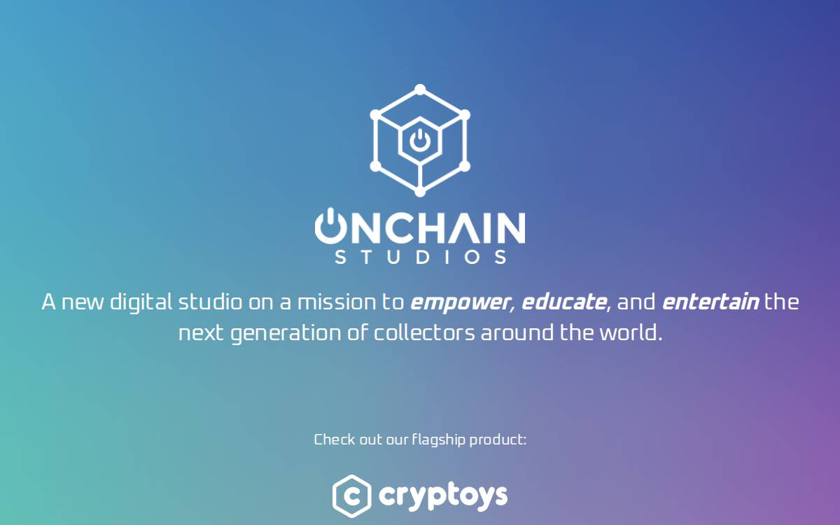 Cryptoys website preview