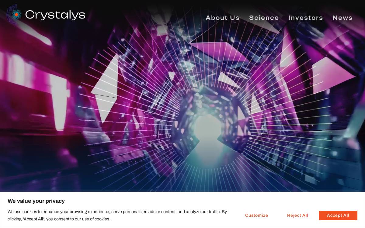 Crystalystx website preview