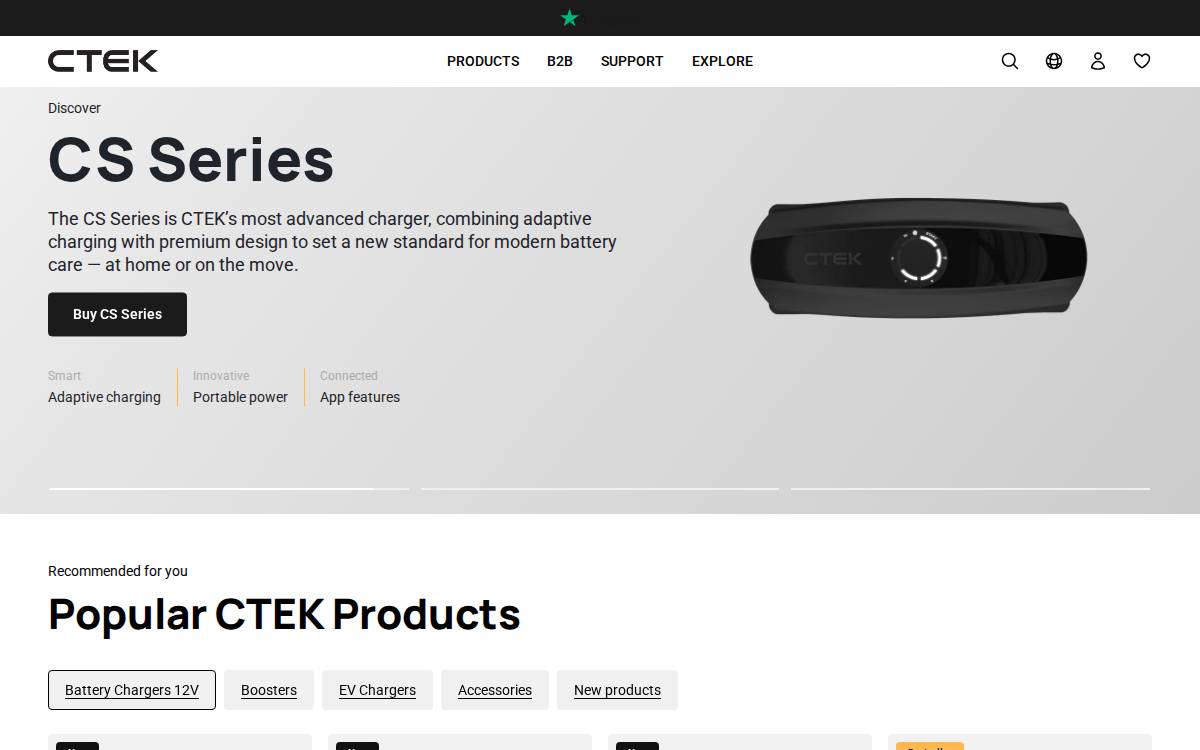 CTEK website preview