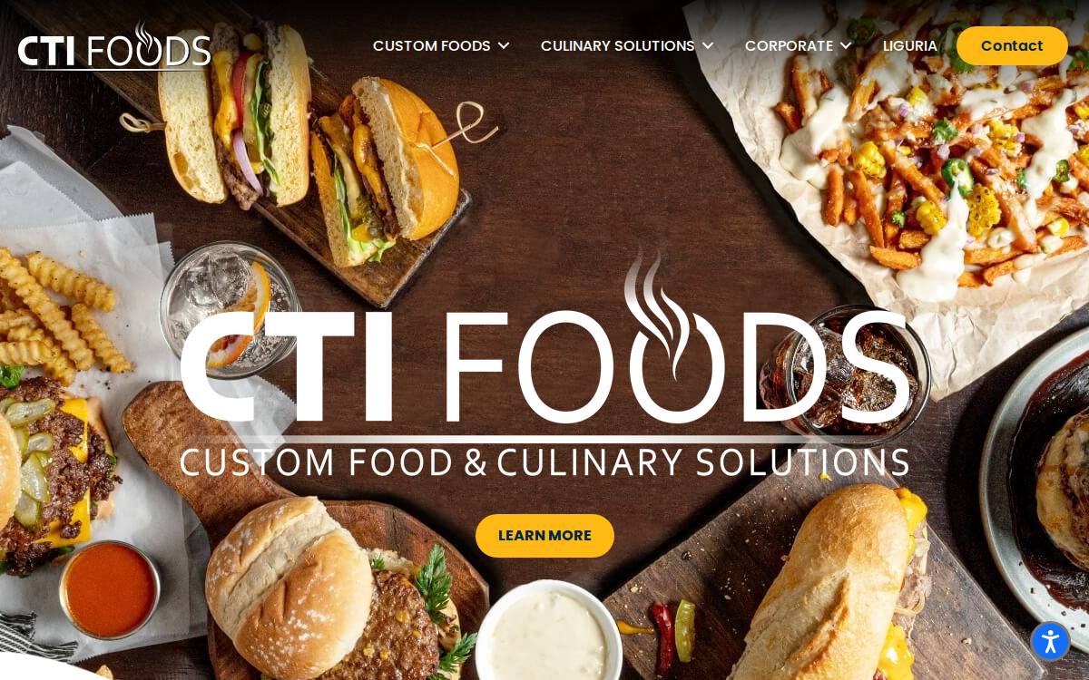CTI Foods website preview