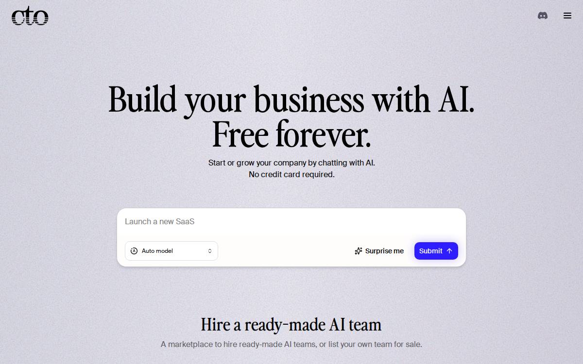 Cto website preview