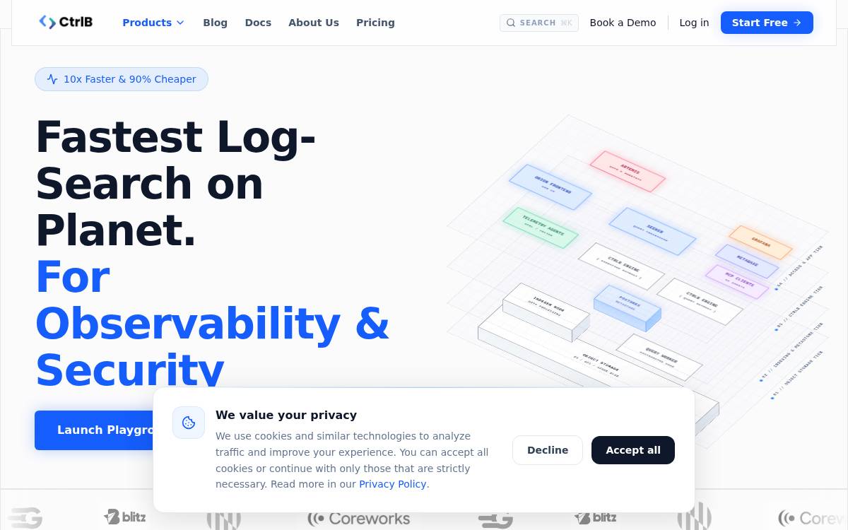 Ctrlb website preview