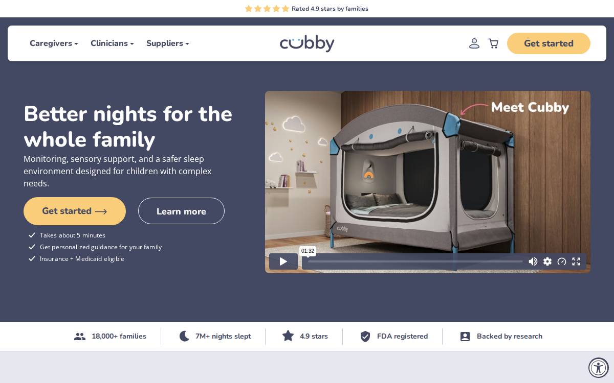 Cubbybeds website preview