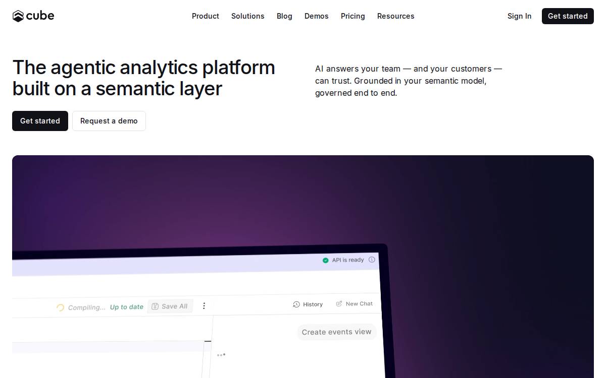 Cube Dev website preview