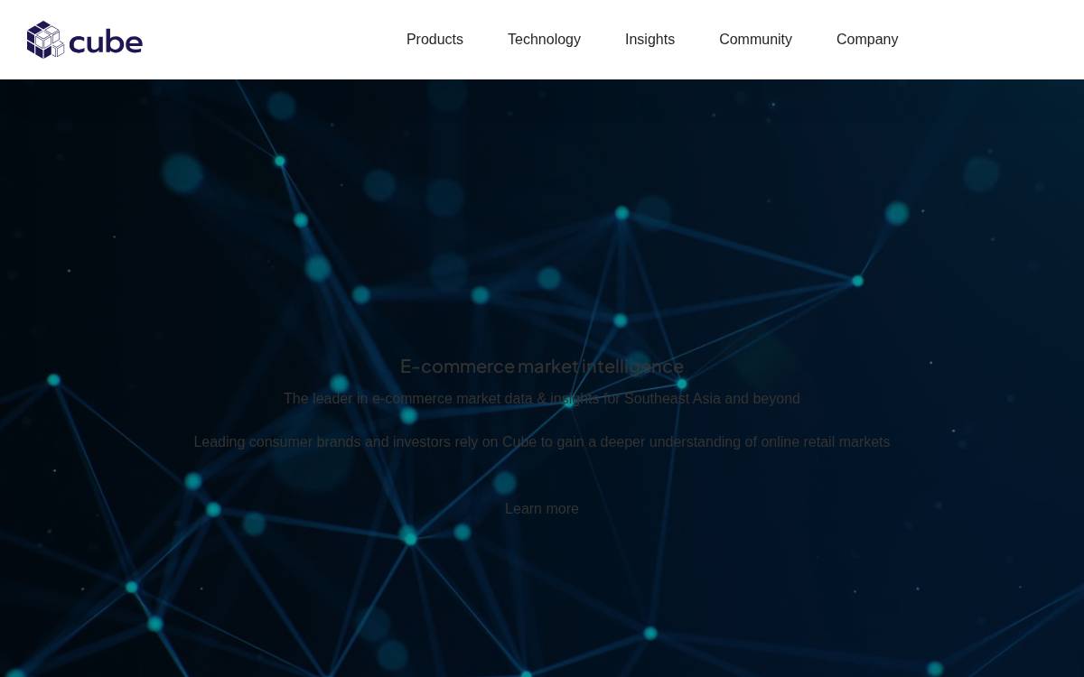 Cube website preview