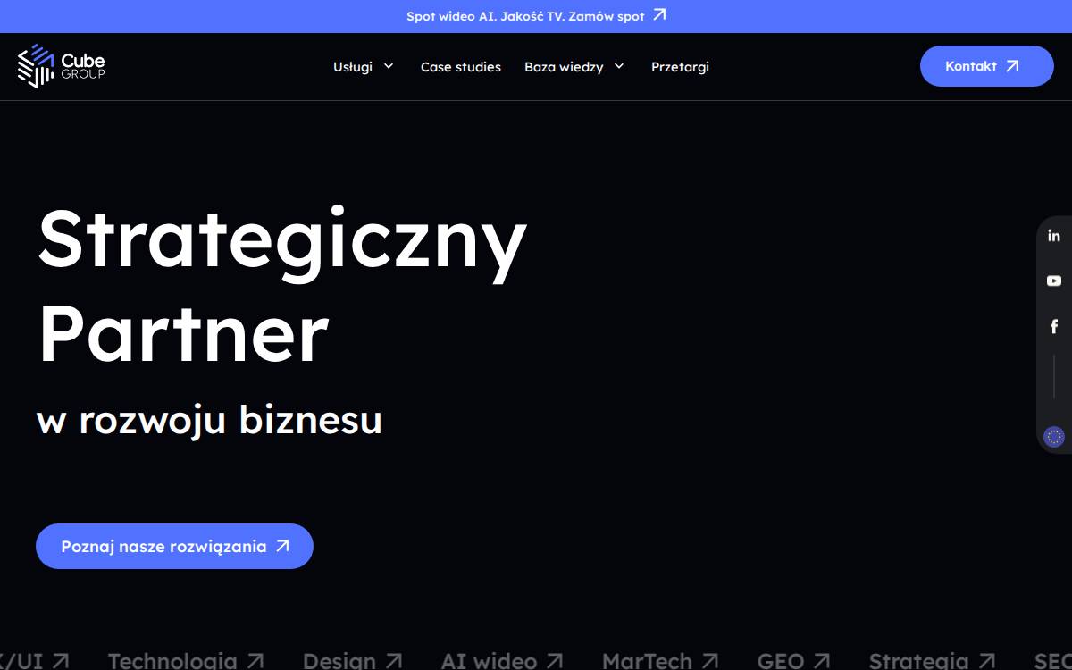 Cubegroup website preview