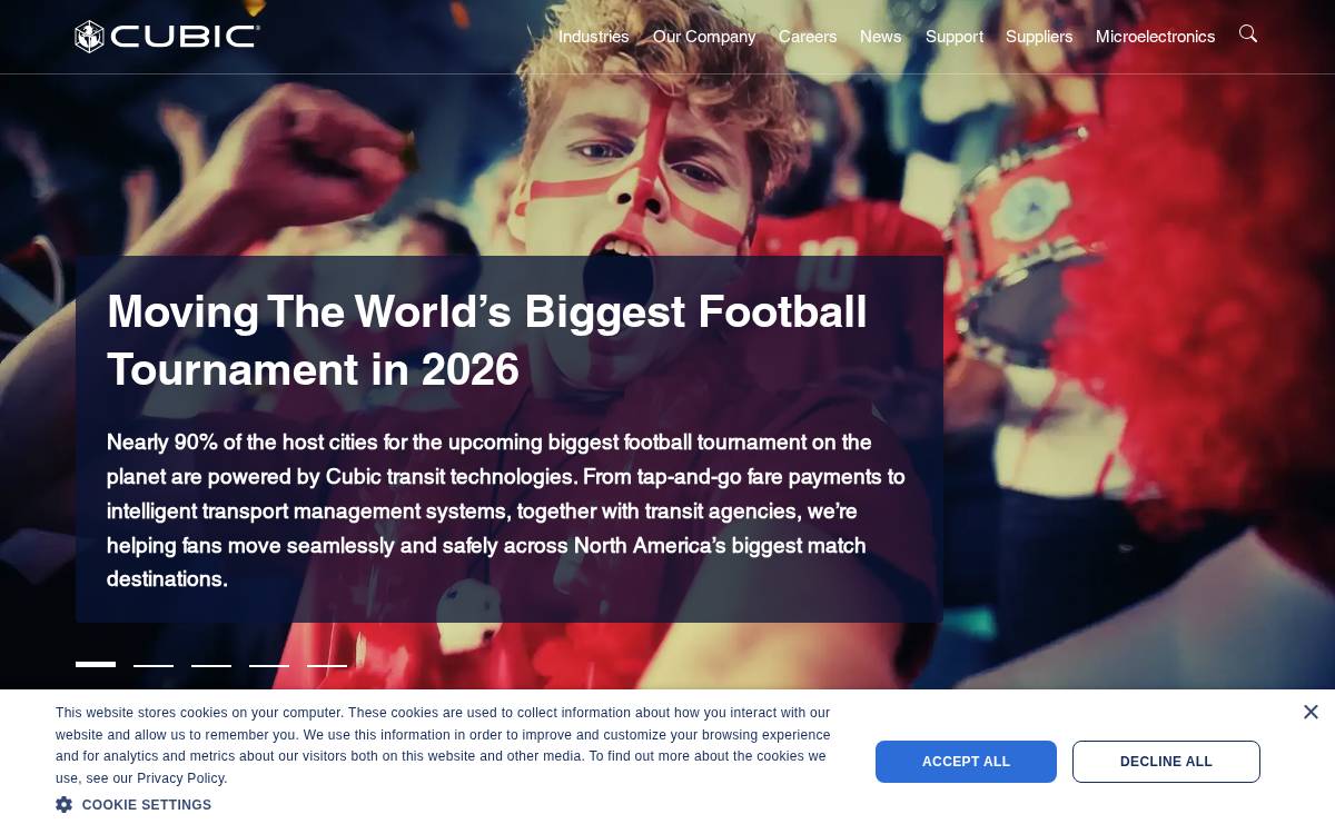 Cubic website preview