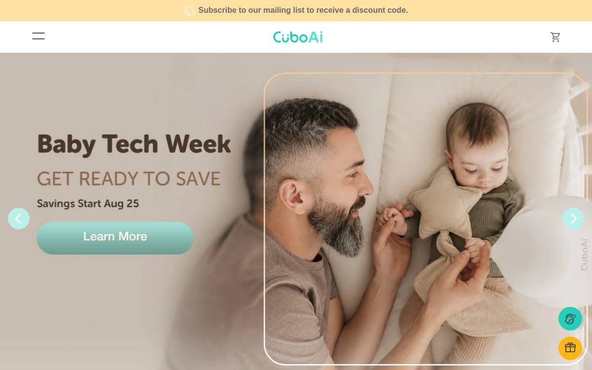CuboAi website preview