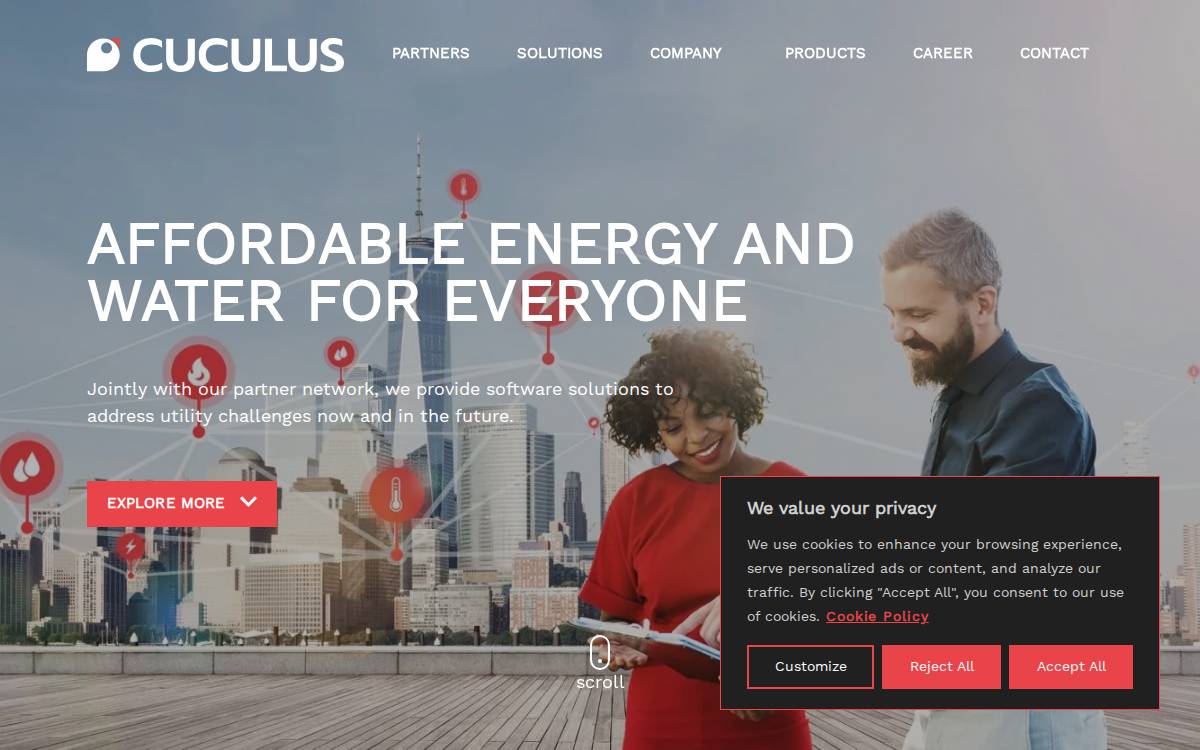 Cuculus website preview