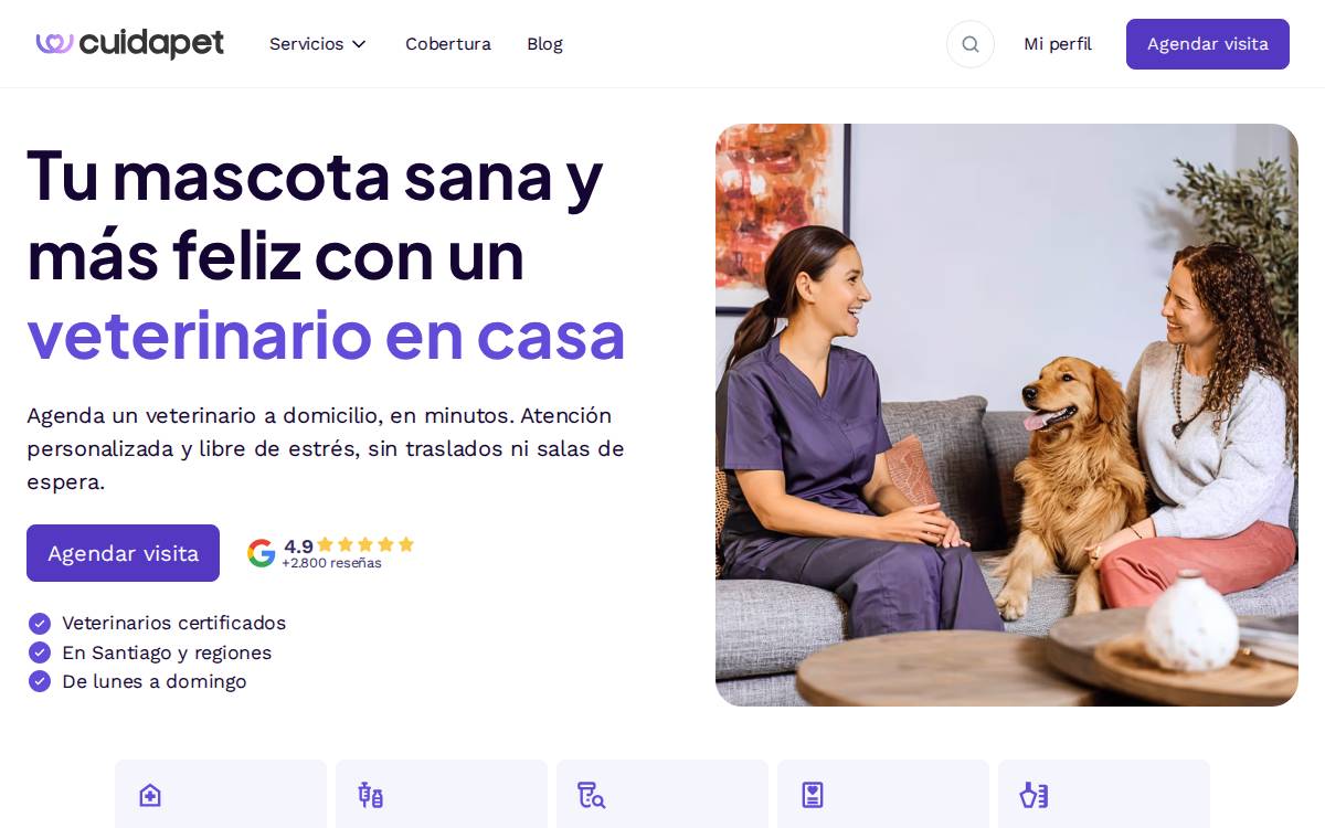 Cuida Pet website preview