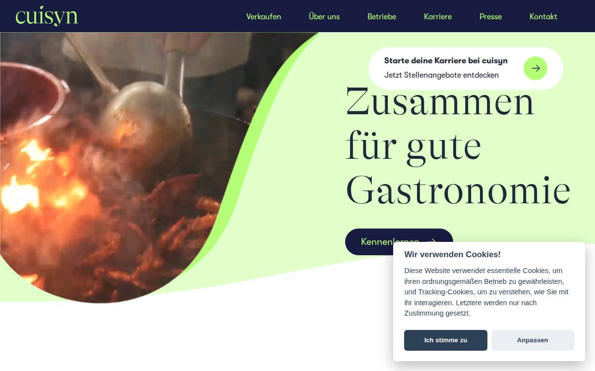 Cuisyn website preview