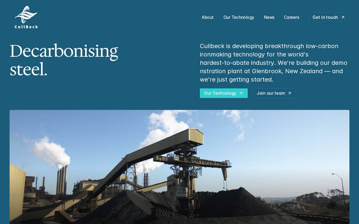 CullBeck website preview