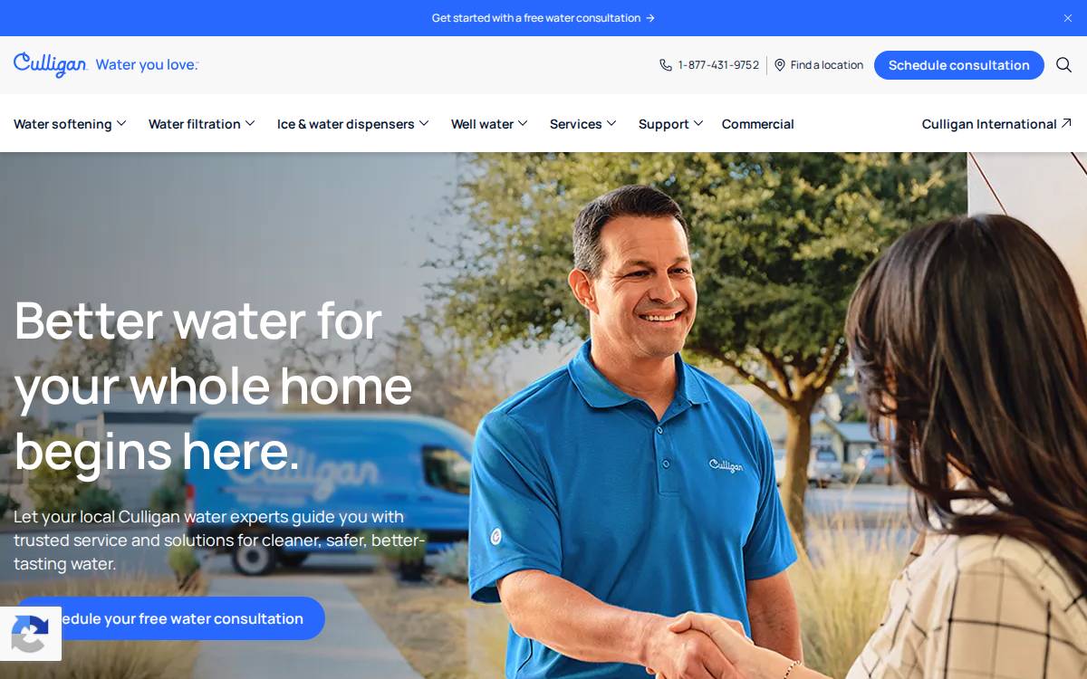 Culligan website preview