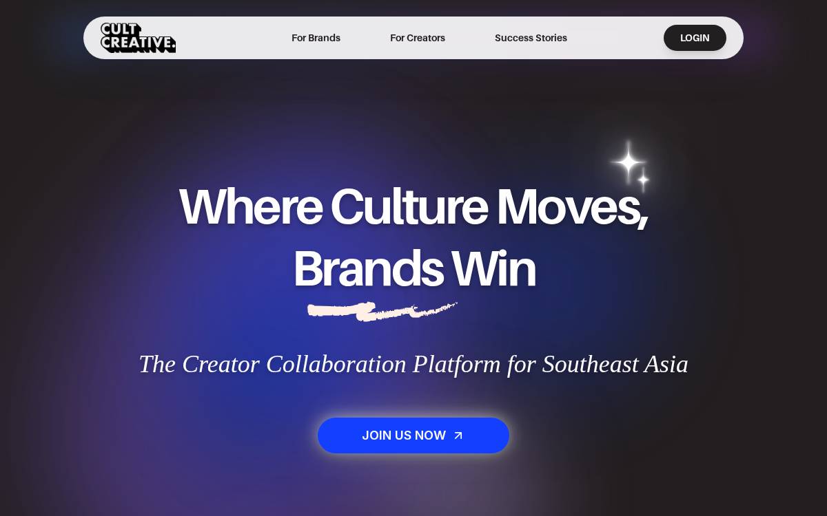 Cultcreative website preview