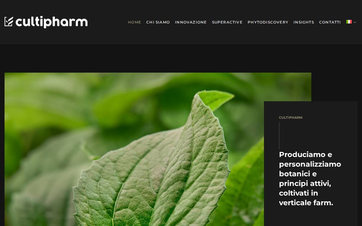 Cultipharm website preview