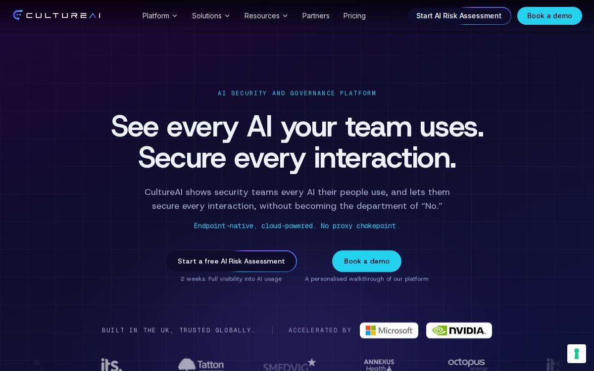 CultureAI website preview