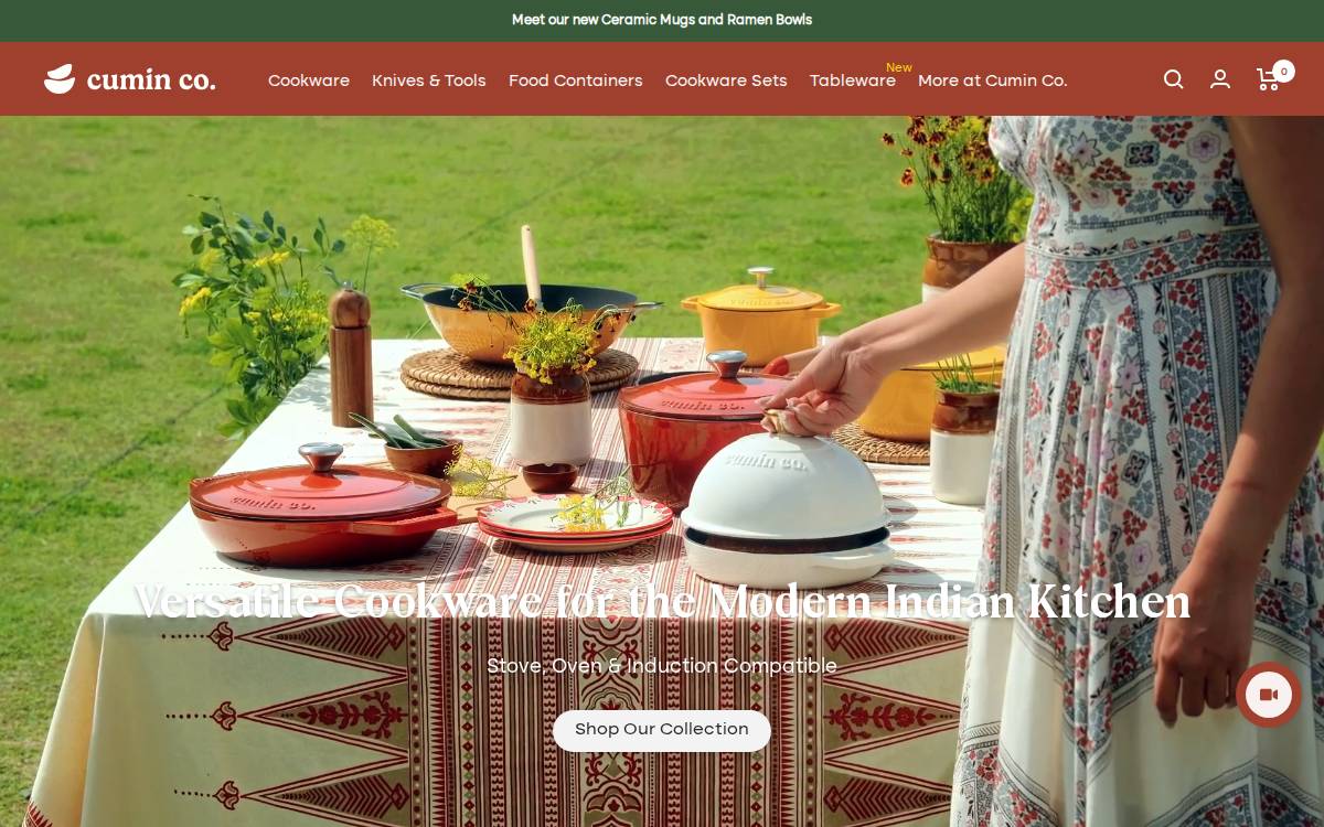 Cumin co. website preview
