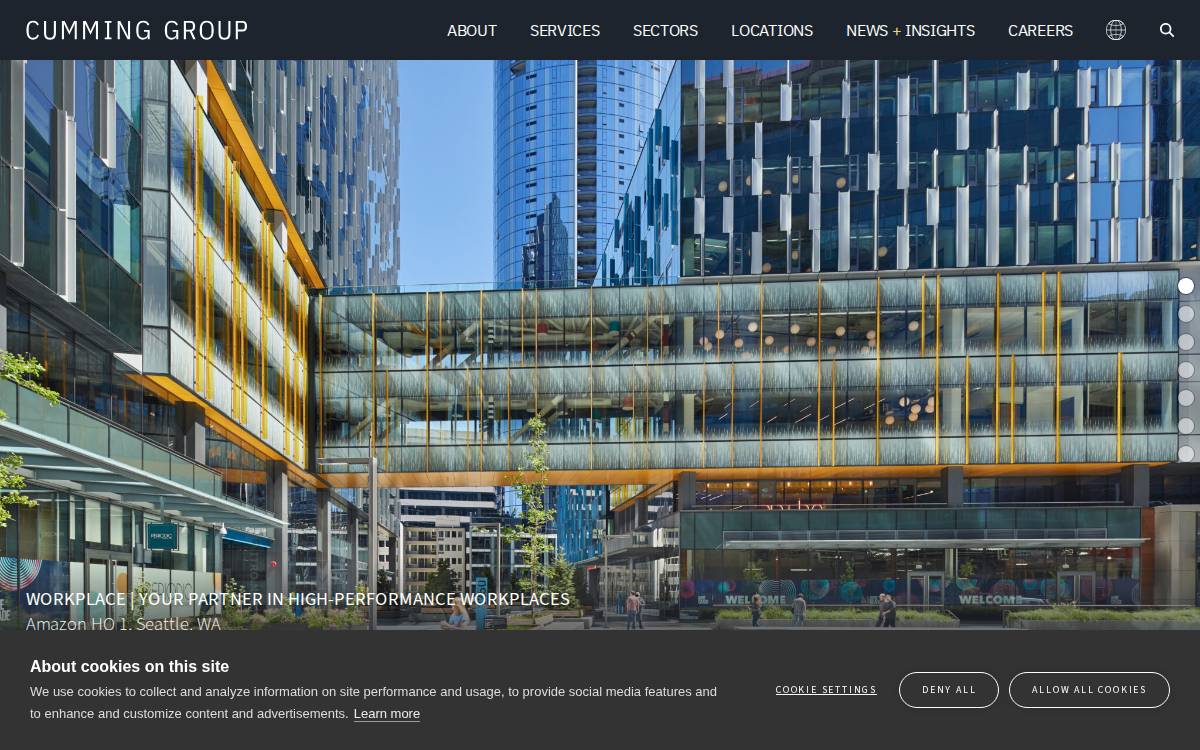 Cumming Group website preview