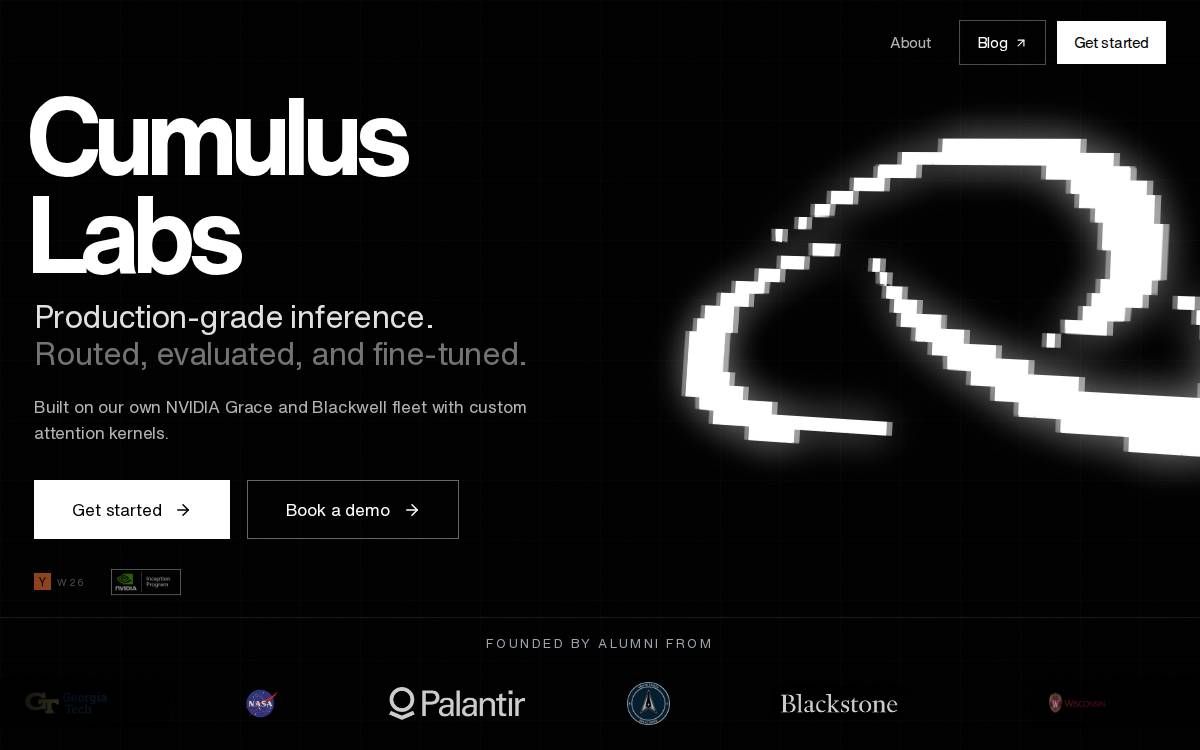 Cumulus Labs website preview