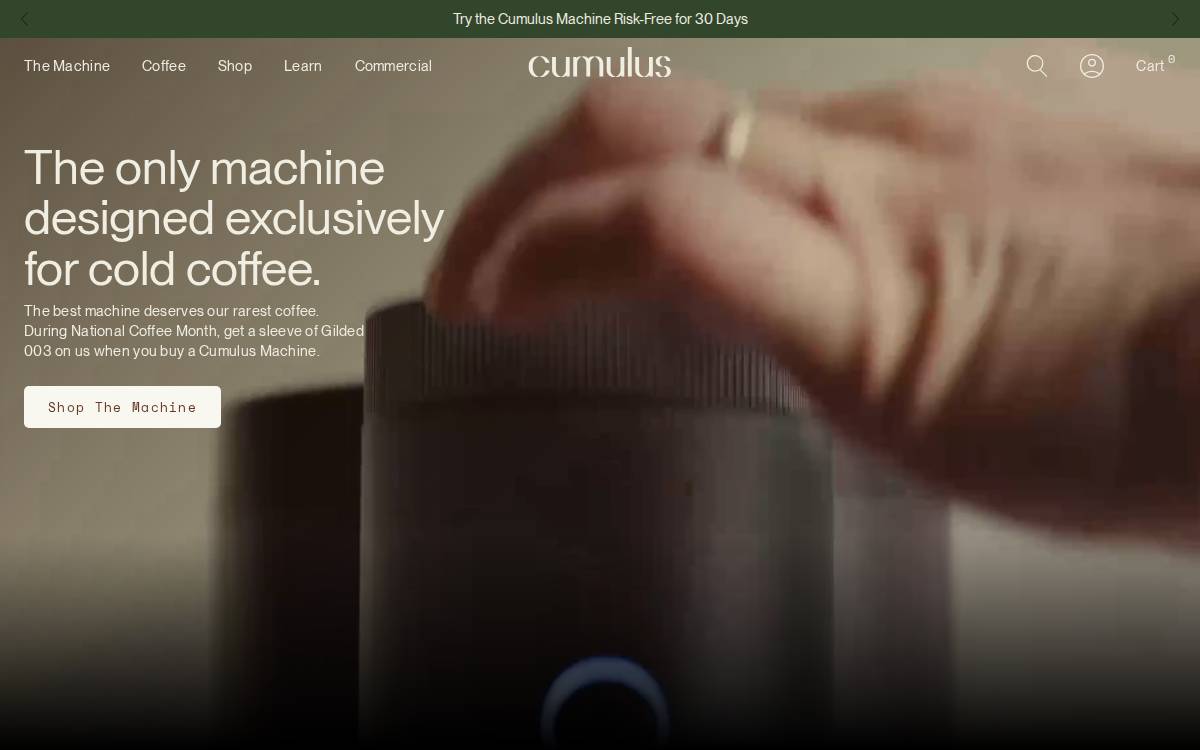 Cumulus website preview