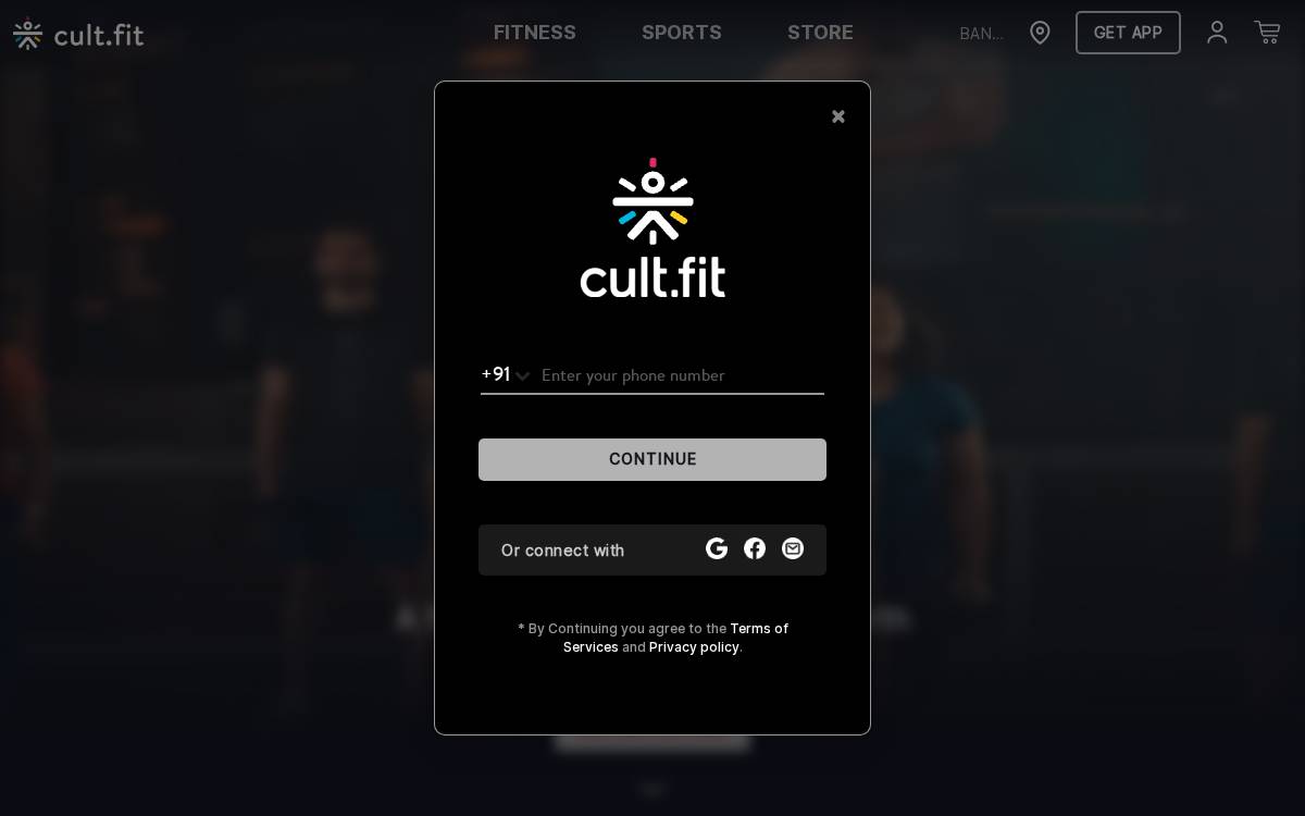 Cure website preview