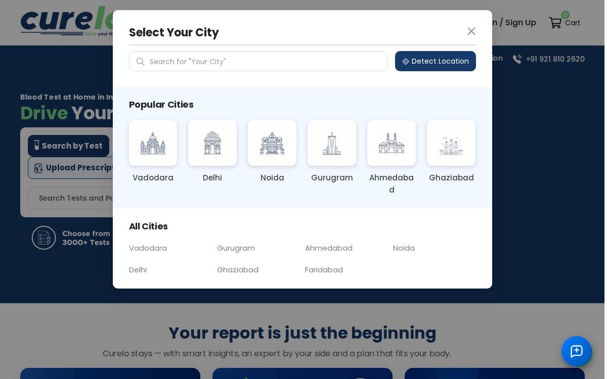 Curelo website preview