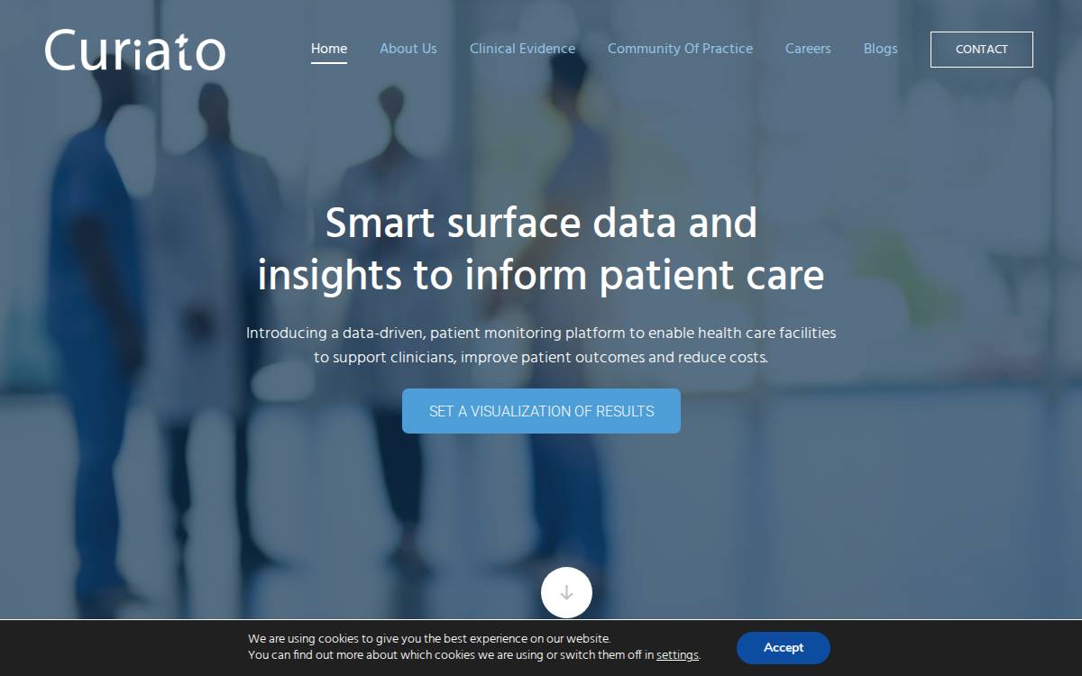 Curiato Website website preview