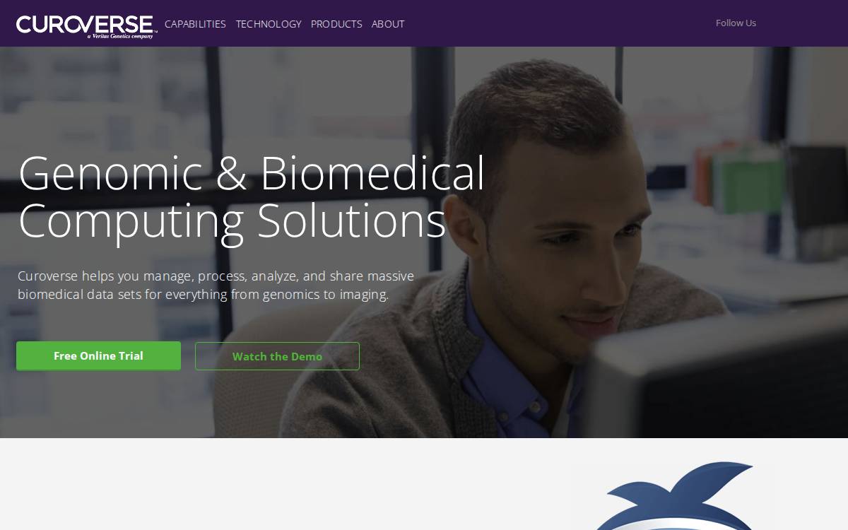 CUROVERSE, INC. website preview