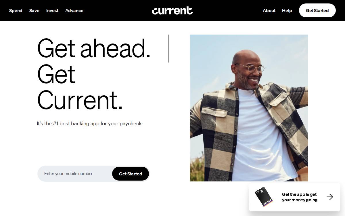 Current website preview